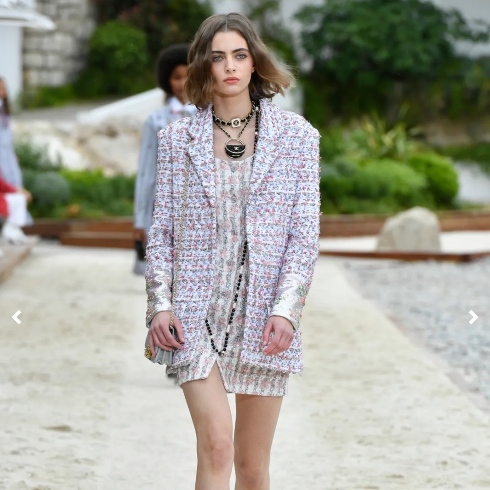 Chanel Lesage Tweed Ribbon Jacket – Cruise 2023 23C Monaco Collection (Look 57)
